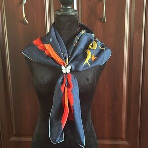 Bvlgari silk scarf